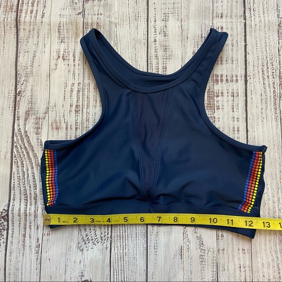C&C California Navy with Mesh Sports Bra. Size M - Picture 3 of 8
